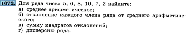 Картинка ГДЗ - задания Упражнение 1072 ГДЗ Макарычев Миндюк 8 класс по алгебре