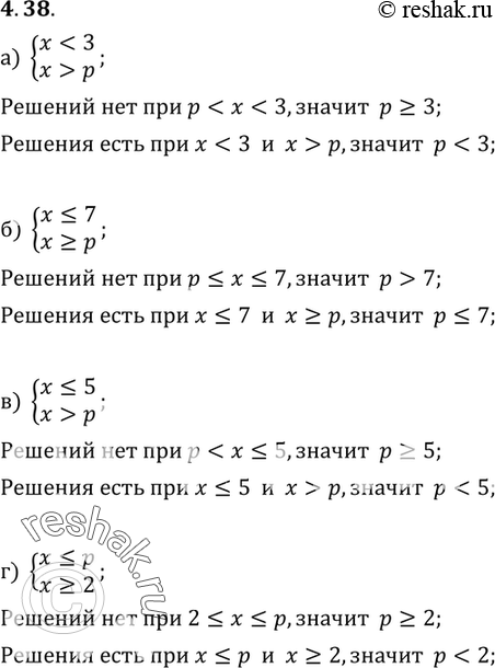 Картинка ГДЗ - Упражнение 4.38ГДЗ Мордкович 9 класс по алгебре Вариант 1