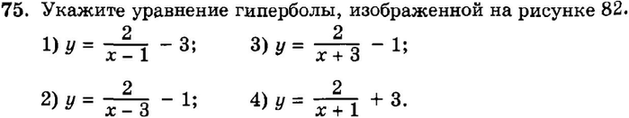 Картинка ГДЗ - задания Упражнение 75 Итоговое повторение Функции и графикиГДЗ Мордкович 9 класс по алгебре