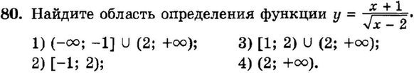 Картинка ГДЗ - задания Упражнение 80 Итоговое повторение Неравенства и системы неравенствГДЗ Мордкович 9 класс по алгебре