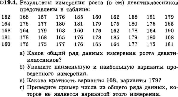 Картинка ГДЗ - задания Упражнение 19.4ГДЗ Мордкович 9 класс по алгебре