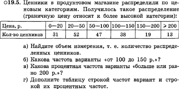 Картинка ГДЗ - задания Упражнение 19.5ГДЗ Мордкович 9 класс по алгебре