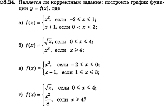 Картинка ГДЗ - задания Упражнение 8.24ГДЗ Мордкович 9 класс по алгебре